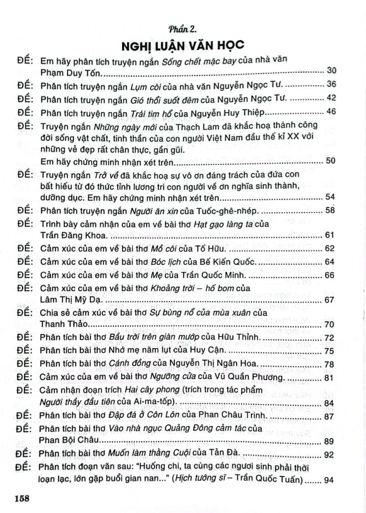 NHỮNG BÀI VĂN THEO CHUẨN KIẾN THỨC - KĨ NĂNG NGỮ VĂN LỚP 8 (Dùng chung cho các bộ SGK hiện hành)